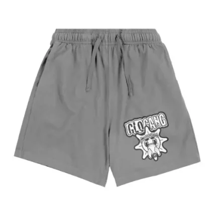 Glo Gang Sun Font Grey Shorts