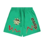 Irie to the Glory Bright Green Shorts