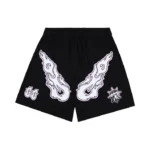 Glo Gang Flaming Shorts (Black)