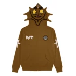 Glo Man Hoodie Brown